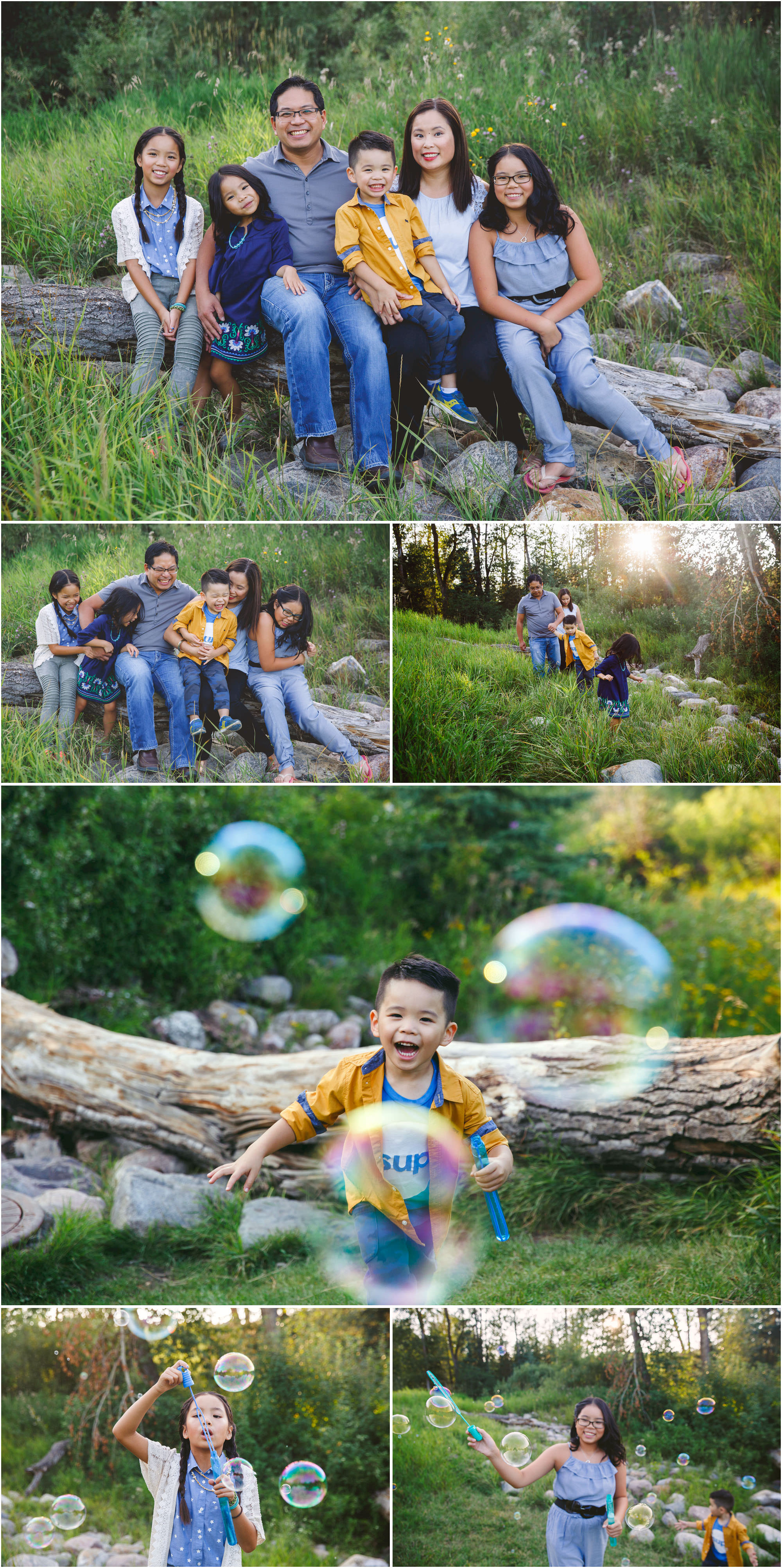 portraits in Edmonton river valley