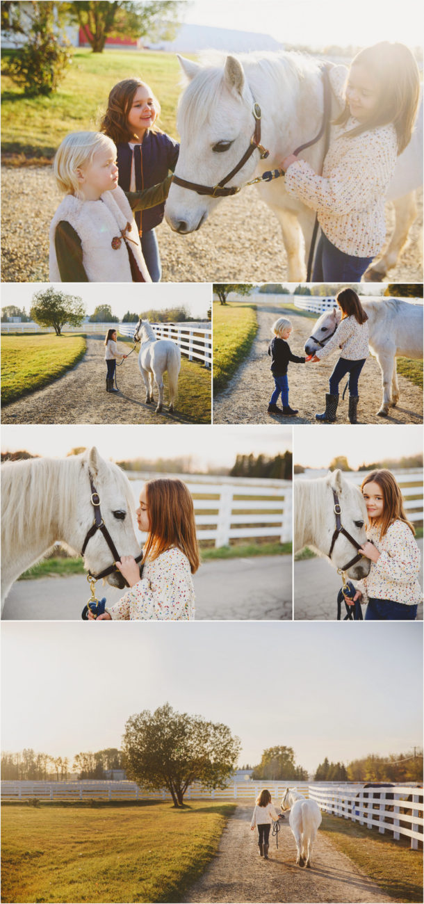 Bright Edmonton Outdoor Family Portraits on Farm