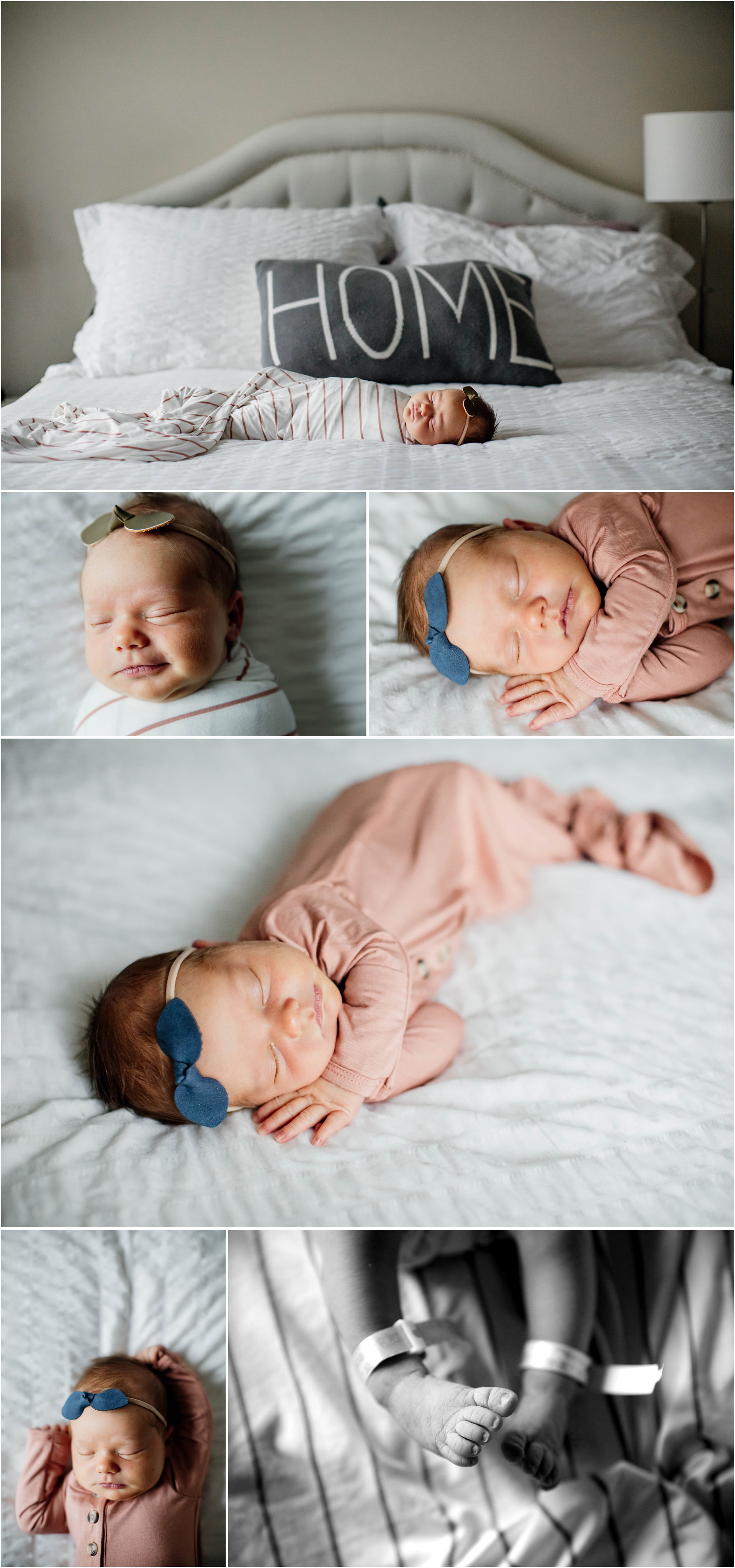 Edmonton at home newborn portrait session