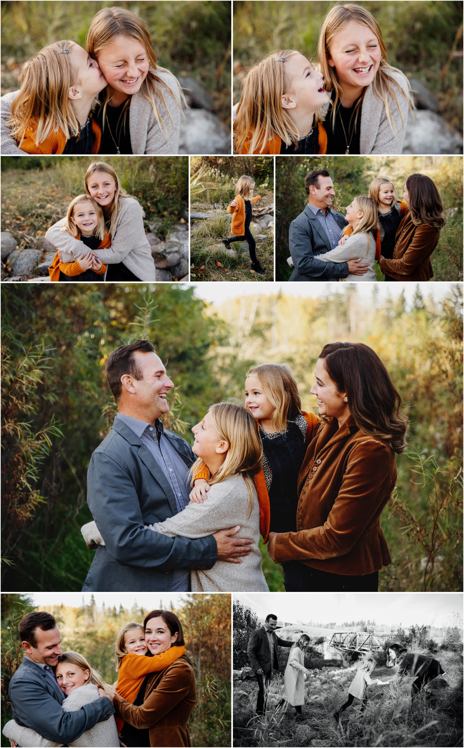 Outdoor Fall Edmonton Family Photography Session