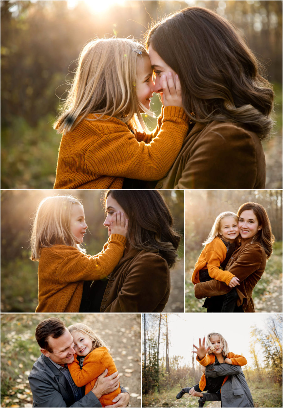Outdoor Fall Edmonton Family Photography Session