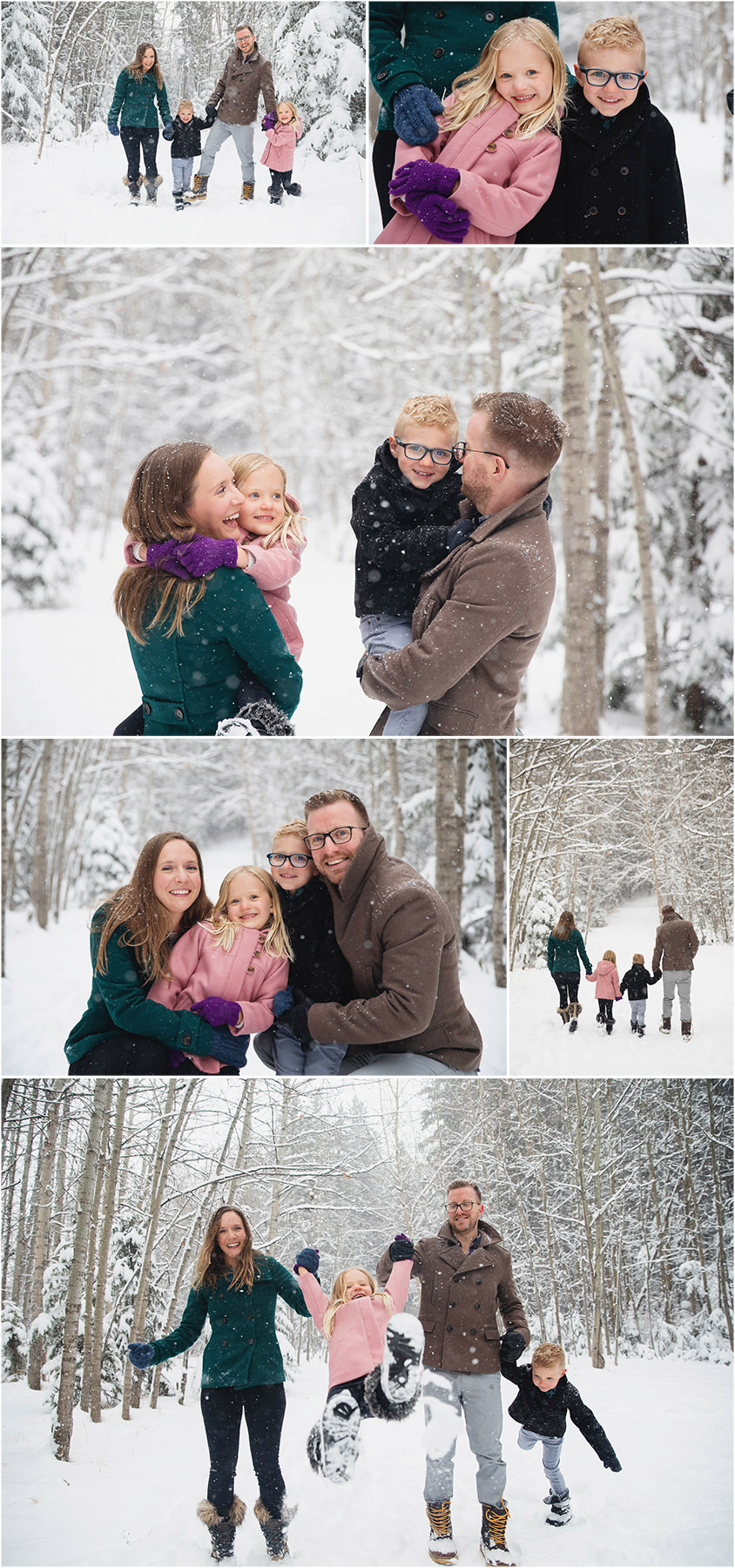 winter lifestyle family portraits edmonton