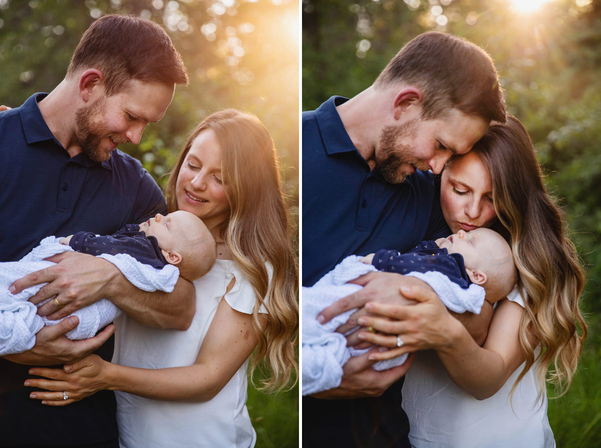 Outdoor Newborn Photography in Edmonton