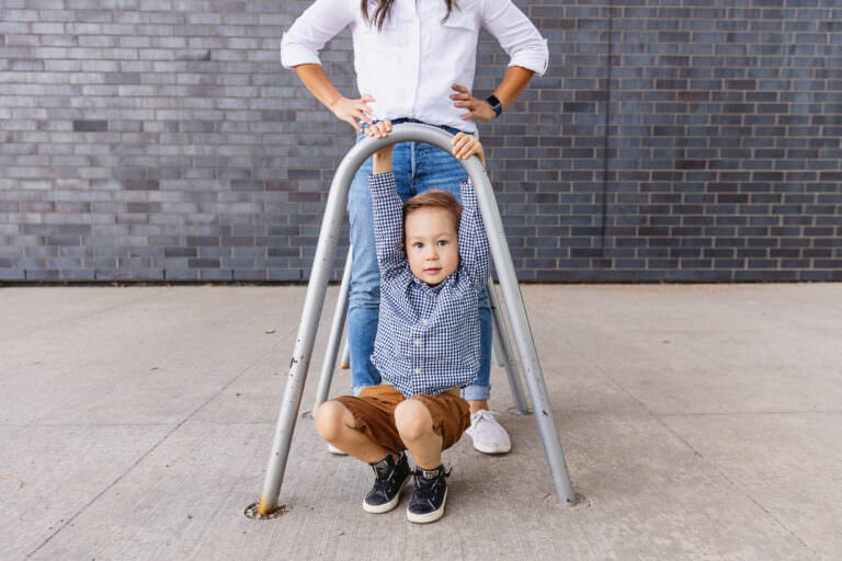Jessica and Teddy- Mother and Son Lifestyle Portraits